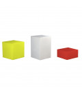 CUBO BASE TAVOLINO PLASTICA COLORATO