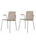 SET 2 SEDIE ALICE CHAIR CON BRACCIOLI APERTI