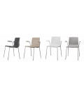 SET 2 SEDIE ALICE CHAIR CON BRACCIOLI APERTI