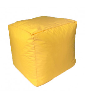 POUF MORBIDO RIVESTITO IN TESSUTO 54x65x45 cm