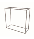 CUBO METALLO STRUTTURA ESPOSITORE ARREDO h 90 cm