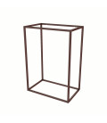 CUBO METALLO STRUTTURA ESPOSITORE ARREDO h 90 cm