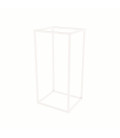 CUBO METALLO STRUTTURA ESPOSITORE ARREDO h 90 cm