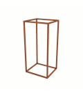 CUBO METALLO STRUTTURA ESPOSITORE ARREDO h 90 cm