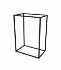 CUBO METALLO STRUTTURA ESPOSITORE ARREDO h 90 cm