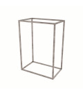 CUBO METALLO STRUTTURA ESPOSITORE ARREDO h 90 cm