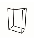 CUBO METALLO STRUTTURA ESPOSITORE ARREDO h 90 cm