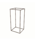 CUBO METALLO STRUTTURA ESPOSITORE ARREDO h 90 cm