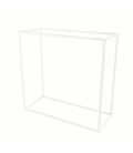 CUBO METALLO STRUTTURA ESPOSITORE ARREDO h 90 cm