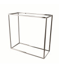 CUBO METALLO STRUTTURA ESPOSITORE ARREDO h 90 cm