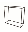 CUBO METALLO STRUTTURA ESPOSITORE ARREDO h 90 cm