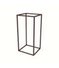 CUBO METALLO STRUTTURA ESPOSITORE ARREDO h 90 cm