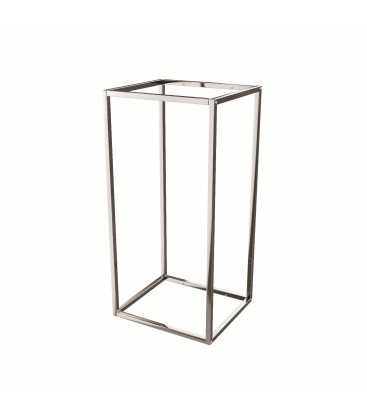 CUBO METALLO STRUTTURA ESPOSITORE ARREDO h 90 cm