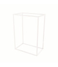 CUBO METALLO STRUTTURA ESPOSITORE ARREDO h 90 cm