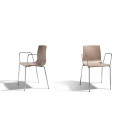 SET 2 SEDIE ALICE CHAIR CON BRACCIOLI IMPILABILE