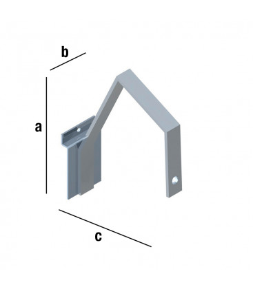 SUPPORTO PER BUSTO A PANNELLO DOGATO GANCIO M10