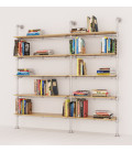 KIT ARREDAMENTO COMPONIBILE INDUSTRIAL LIBRERIA