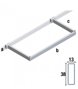 BARRA A SBALZO PER BARRA RETTANGOLARE DA 60 cm