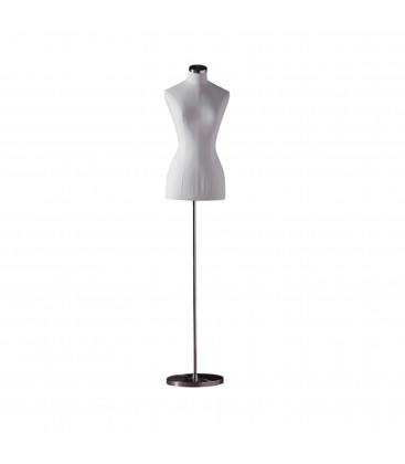 BUSTO COUTURE DONNA BIANCO-ECRU RIVESTITO TESSUTO