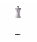 BUSTO COUTURE DONNA BIANCO-ECRU RIVESTITO TESSUTO