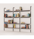 KIT ARREDAMENTO COMPONIBILE INDUSTRIAL LIBRERIA