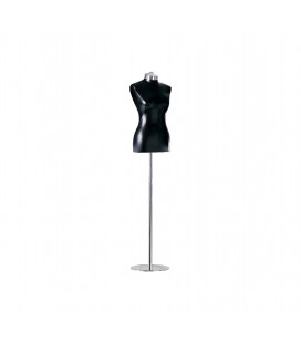 BUSTO DONNA SIMILPELLE COCCODRILLO NERO  SARTORIAL