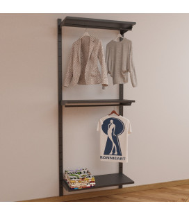 ARREDO PER ABBIGLIAMENTO CABINA ARMADIO DA 100 cm