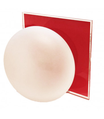 APPLIQUE A PARETE O SOFFITTO SFERA ROSSO