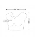 BUSTO EXPO INTIMO DONNA PORTA REGGISENI NERO COSTU