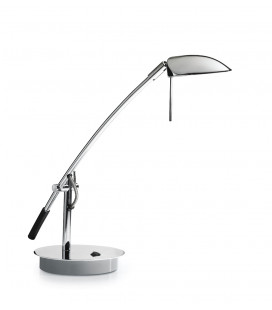 LAMPADA DA TAVOLO IN METALLO CROMO LUCIDOLED 5W 45