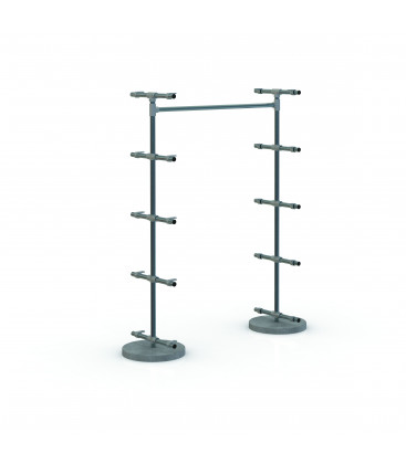 SCAFFALE AUTOPORTANTE ARREDO INDUSTRIAL TUBO IDRAU