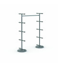 SCAFFALE AUTOPORTANTE ARREDO INDUSTRIAL TUBO IDRAU