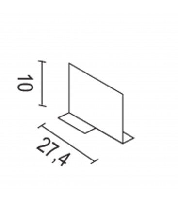 DIVISORIO IN PLEXIGLASS TRASPARENTE PER ESPOSITORE