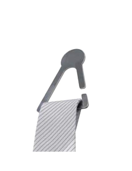 SUPPORTO PORTA CRAVATTA METALLO CROMATO APPENDINO