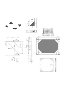 KIT ANGOLARI PER PIANI LEGNO