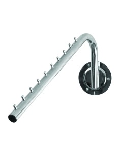 BRACCIO APPENDERIA INCLINATA GIREVOLE  A PARETE CR OMATO