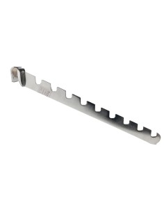 APPENDERIA X TUBO OVALE 30X15 CROMATO