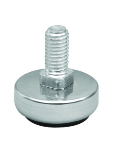 PIEDINO DI REGOLAZIONE 10MA PLASTICA NERA