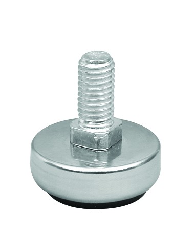 PIEDINO DI REGOLAZIONE 10MA PLASTICA NERA