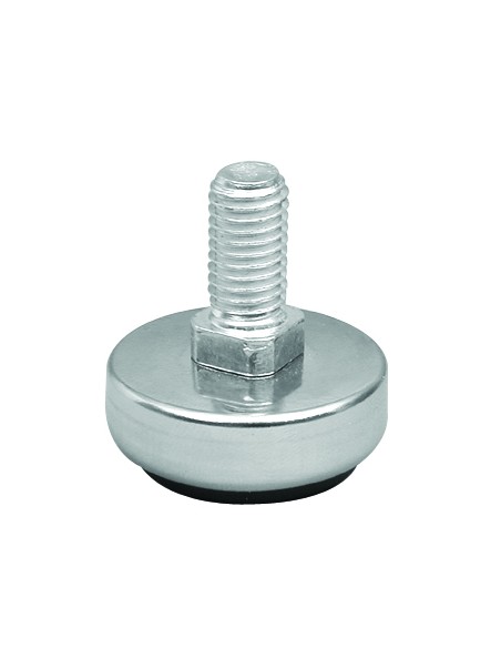 PIEDINO DI REGOLAZIONE 10MA PLASTICA NERA