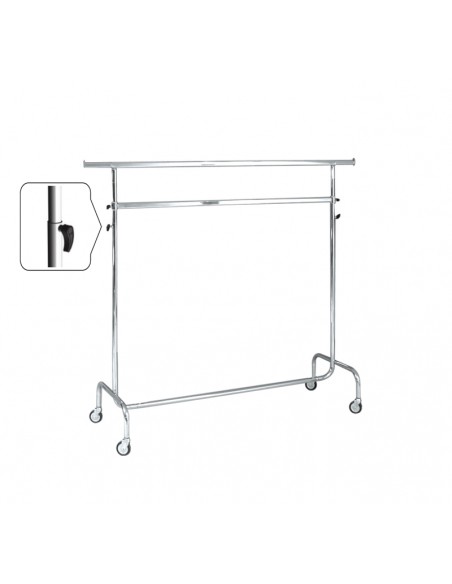 STENDER DOPPIO AD ALTEZZA REGOLABILE DA 150 cm