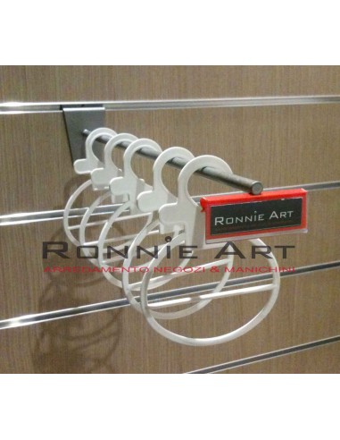 GANCIO PORTA BLISTER PANNELLO DOGATO USATO ARGENTO