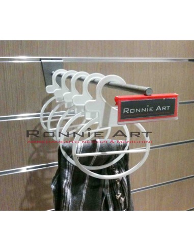 GANCIO PORTA BLISTER PANNELLO DOGATO USATO ARGENTO