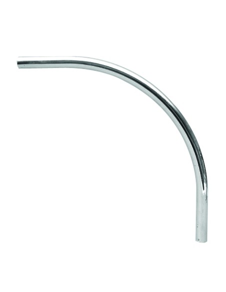RACCORDO CURVO CROMATO PER TUBO DA 32 mm