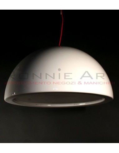 ENTOURAGE LACCATO BIANCO LUCIDO SOSPENSIONE