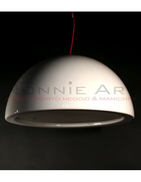 ENTOURAGE LACCATO BIANCO LUCIDO SOSPENSIONE