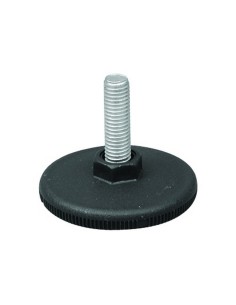 PIEDINO DI REGOLAZIONE M 10 PLASTICA NERO