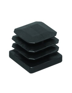 PIEDINO ALETTATO PER TUBO QUADRO 25X25 MM