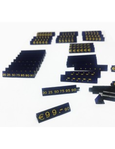 SEGNAPREZZI ANDREW FONDO BLU STAMPA ORO