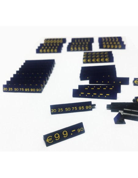 SEGNAPREZZI ANDREW FONDO BLU STAMPA ORO